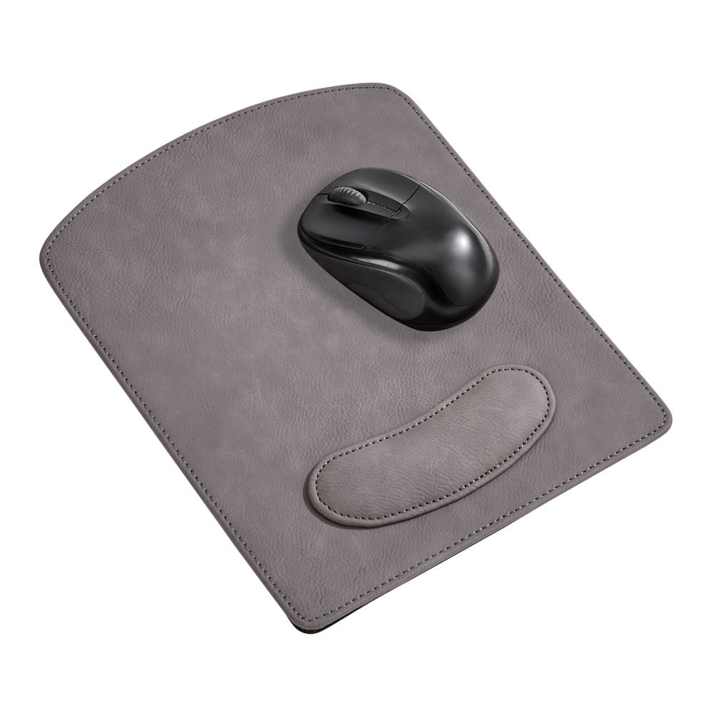 Leatherette Mouse Pad, Grey